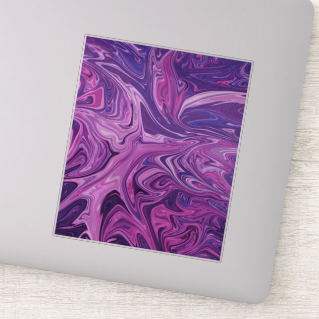 Pegatina Patrón de arte galáctico (Detalle)