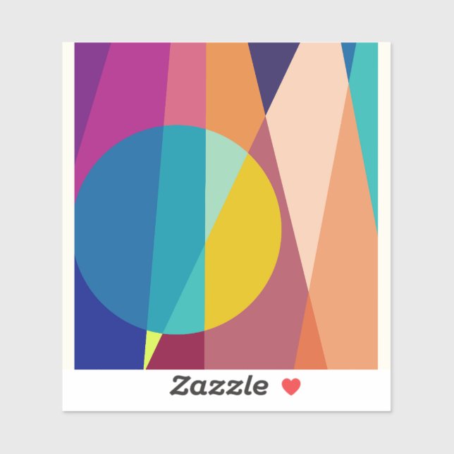 Pegatina Patrón de Bauhaus (Hoja)