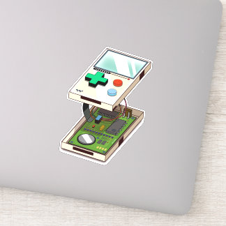 Pegatina Patrón de consola de videojuegos.
