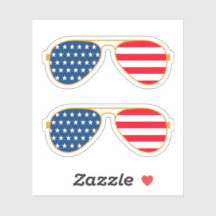 Pegatina Patrón de Estados Unidos - Paquete de gafas de sol