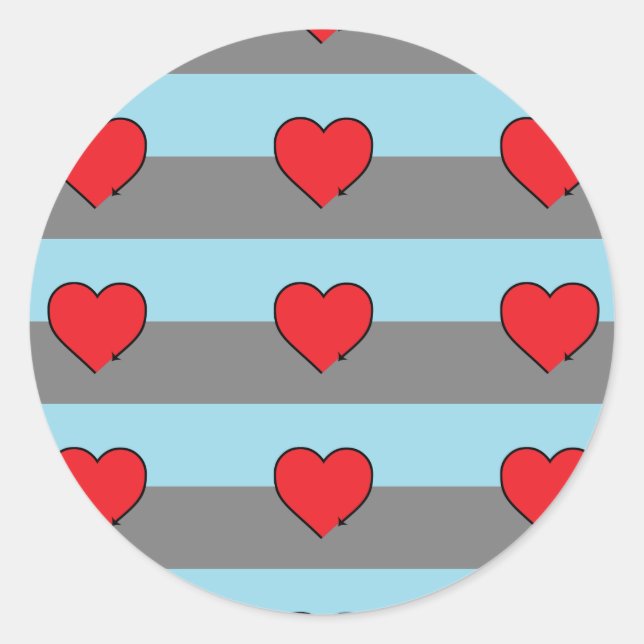 PEGATINA PATRÓN DE MARCA AUTOSEXUAL (Anverso)