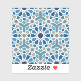 Pegatina Patrón de mosaico marroquí