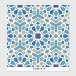 Pegatina Patrón de mosaico marroquí