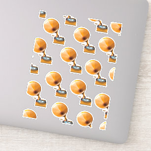 Pegatina Patrón de registro de gramófono.