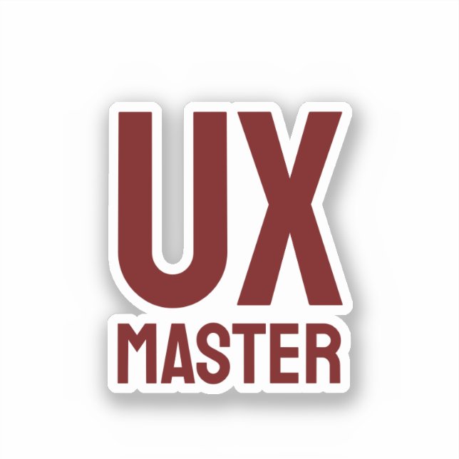 Pegatina Patrón de UX (Anverso)