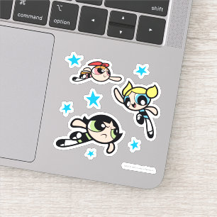 Pegatina Patrón estrella de Chicas Powerpuff