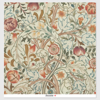 Pegatina Patrón floral de William Morris Acanthus Embroider