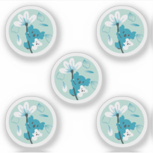 Pegatina Patrón lúdico de Koala Cuta Arte Animal y Natural