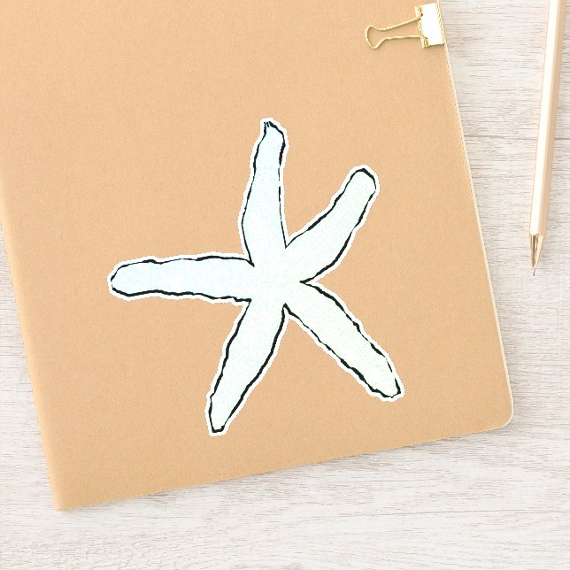Pegatina Patrón Starfish Cute Sealife Beach Ocean Aovers (Cuaderno)
