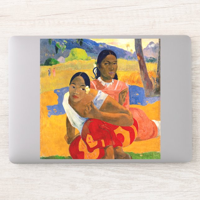 Pegatina Paul Gauguin - ¿Cuándo Te Casarás? (Ordenador)
