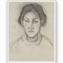 Paul Gauguin - Jefe de una mujer tahitiana