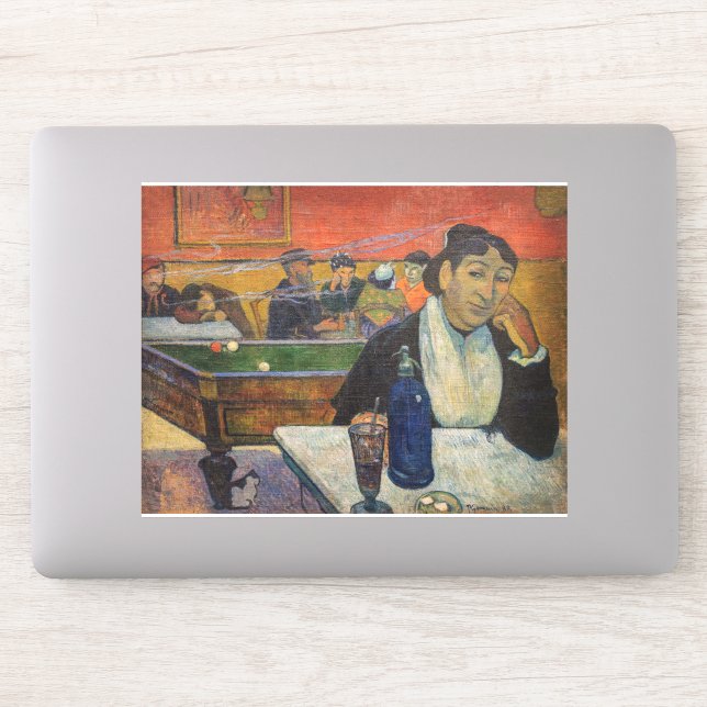 Pegatina Paul Gauguin - The Night Cafe, Arles (Ordenador)