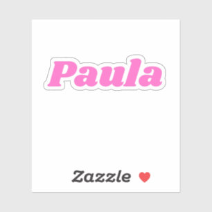 Pegatina Paula