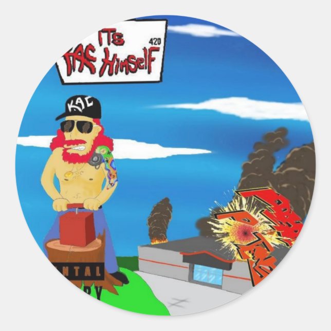 Pegatina Pausativ (Anverso)