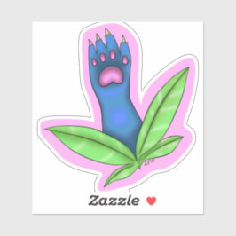 Pegatina Paw Plant Sticker