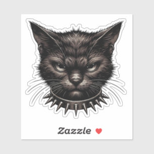 Pegatina "Paws of Furiy - Angry Cat Slap"