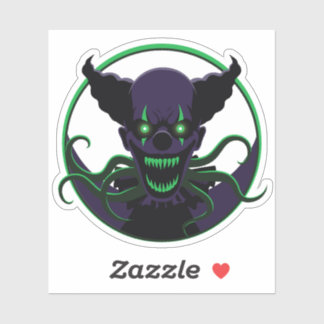 Pegatina Payaso Tentacle