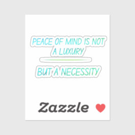 Pegatina Paz mental
