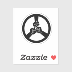 Pegatina Paz por guerra