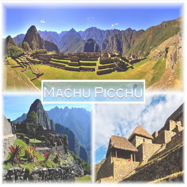 Pegatina PE Machu Picchu - (Anverso)
