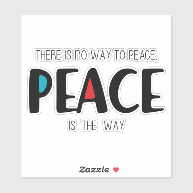 Pegatina Peace 2 (Hoja)