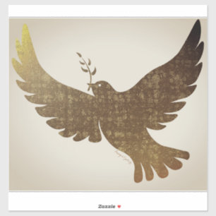 Pegatina Peace Dove