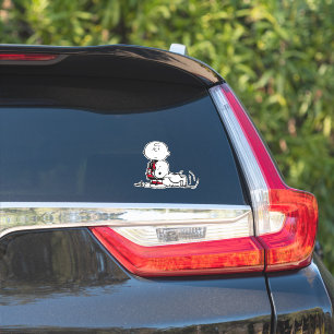 Pegatina PEANUTS   Charlie Brown y Snoopy