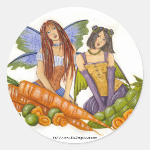 Pegatina Peas and Carrots