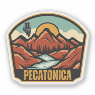 Pegatina Pecatonica, Illinois