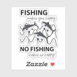 Pegatina Peces Nadando En La Pesca De Agua