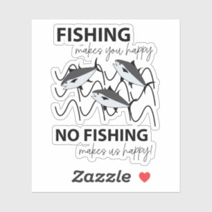 Pegatina Peces Nadando En La Pesca De Agua