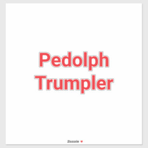 Pegatina Pedolph Trumpler Hankamer Artjunkhaus Arte de Cómi