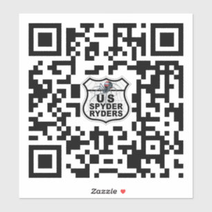 Pegatina Pegar vinilo con código QR de US Spyder Ryders