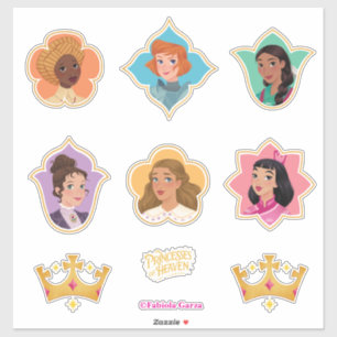 Pegatina Pegas de Princesas del Cielo™