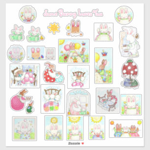 Pegatina ¡Pegatinas conejitos!
