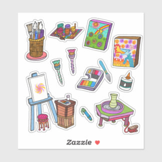 Pegatina "Pegatinas de arte por Vyara"