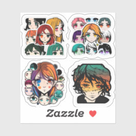 Pegatina "pegatinas de chica anime whatsapp" "pegatina de c