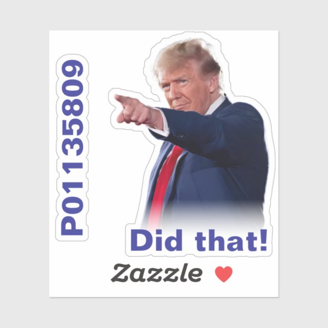 Pegatina ¡pegatinas del recluso P01135809! (Hoja)