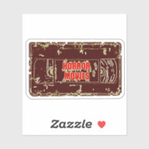 Películas de terror VHS Amarillo negro