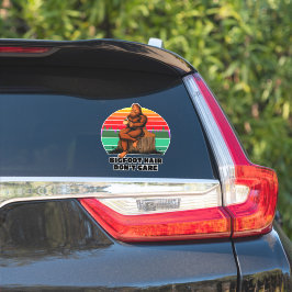 Pegatina Pelo de Bigfoot No Importa Camión Coche Divertido 