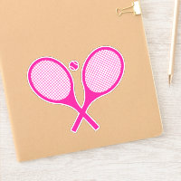 Pelota de Neon Pink Tennis Racquets fluorescente