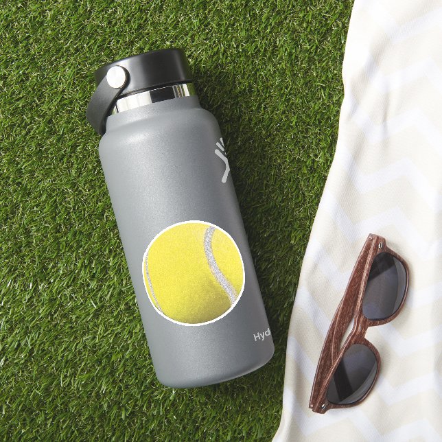 Pegatina Pelota de tenis amarilla moderna (HydroFlask Insitu)