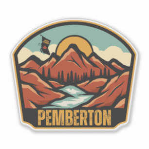 Pegatina Pemberton, Columbia Británica