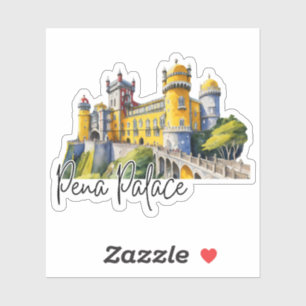 Pegatina Pena Palace Agua Portugal