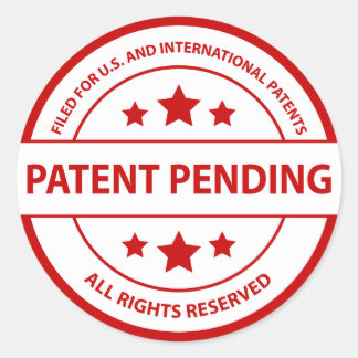 Pegatina pendiente de patente