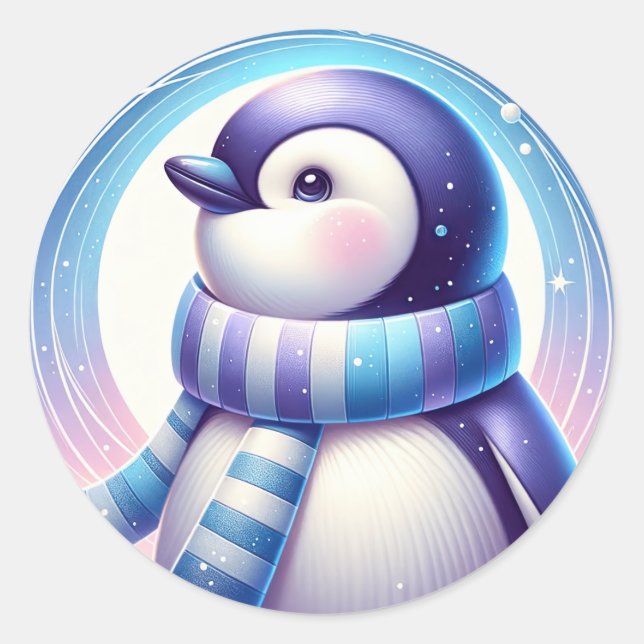 Pegatina Penguin (Anverso)