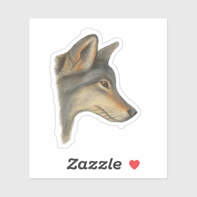 Pegatina Pensamiento perdido (Hoja)