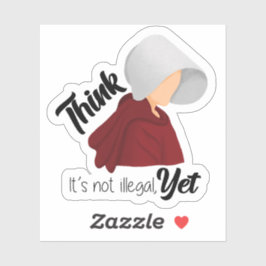 Pegatina Pensar no es ilegal todavía