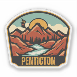 Pegatina Penticton, Columbia Británica