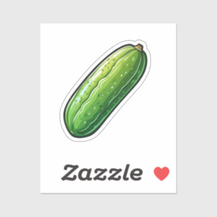 Pegatina pepino personalizado